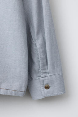 FLANNEL SHIRT WITH POCKET - Zara фото 4