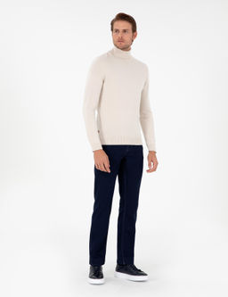 Ta_ Slim Fit Bal_k__ Yaka Basic Triko Kazak - Pierre cardin фото 4