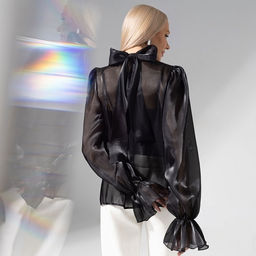 Блуза с акцентным бантом на спинке Дороже золота - Charutti фото 2