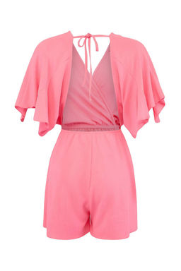 Pembe Orme Mini F?rf?rl? Regular Plaj Tulum TBESS26TU00007 - Trendyolmilla фото 2