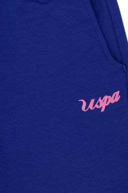 Синие вязаные шорты для девочек - U.s. polo assn фото 3