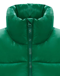 Зеленый утепленный жилет - Incity фото 3