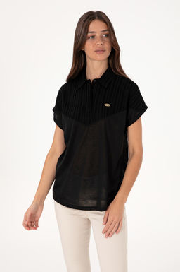 Kad_n Siyah Ti__rt Sepette S_rpriz _ndirim - U.s. polo assn фото 3