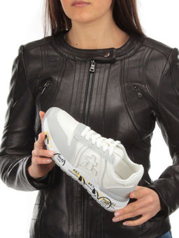 05-6026-5 WHITE Кроссовки женские (искусственные материалы) - No name фото 2