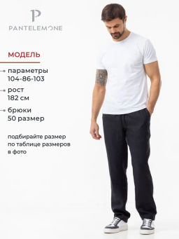 Мужские брюки льняные - Pantelemone фото 5