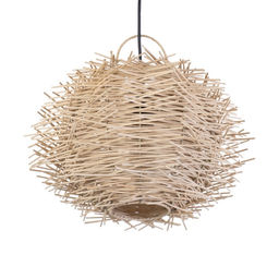 Светильник потолочный из ротанга «Анди», 1×120 Вт, Е27, 40×40×26 см