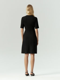 Платье миди с шерстью - Emka фото 4