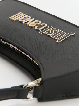 Женская сумка на плечо JUST CAVALLI METAL LETTERING Артикул 4107788, черный  фото 4