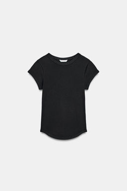 CAMISETA RIB MANGA CORTA / Marino - Zara фото 5