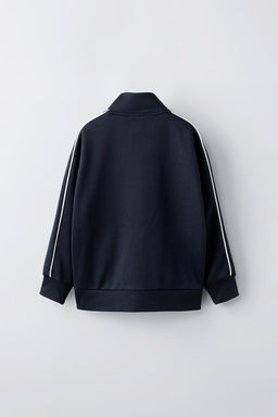 SWEATSHIRT WITH EMBROIDERED SLOGAN - Zara фото 2