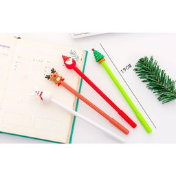 Цена за 48 шт. Ручка - прикол гелевая Calligrata Новый год, неавтоматическая, чёрные чернила, 0.38 мм, штрихкод на штуке, подарочная, МИКС фото 5