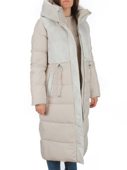 THD-608YC BEIGE Пальто зимнее женское (био-пух) - Fashion фото 8