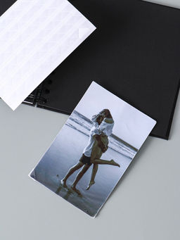 Фотоальбом на спирали 20 листов, с набором: уголки, стикеры, ручка, 17×17×2 см