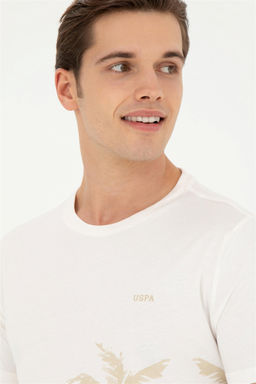 Мужская футболка цвета экрю - U.s. polo assn фото 2