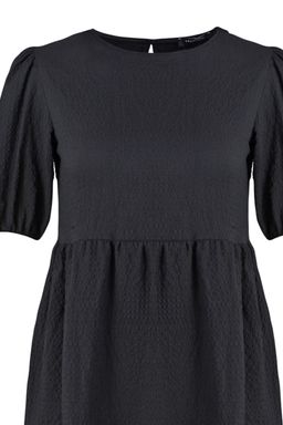 Siyah Genis Kesim Volanl? Midi Dokuma Elbise TWOSS22EL1259 - Trendyolmilla фото 6