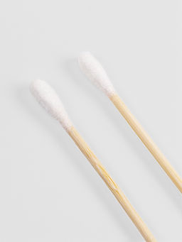 Набор ватных палочек д/маникюра/визажа на деревянной основе 7см 200шт пакет QF