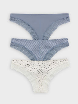 Цена за 2 штуки! ТРУСЫ ЖЕНСКИЕ (3ШТ.) - Mark formelle фото 9