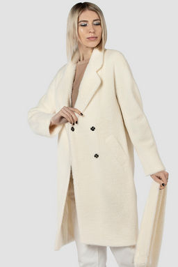 Пальто женское демисезонное (пояс) - El podio фото 10