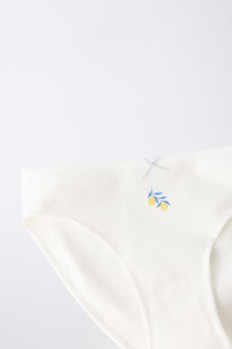 6-14 A?OS/ PACK SEIS BRAGUITAS LIMONES / Azul / Blanco - Zara фото 7