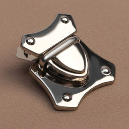 Цена за 3 шт. Застёжка для сумки, 4 4,2 см, цвет серебряный - Арт узор фото 2