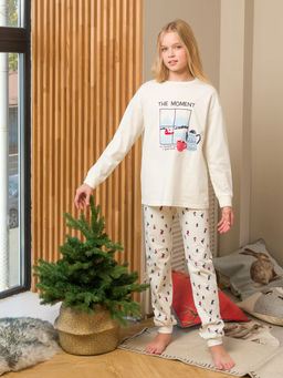 PELICAN, комплект для девочек, Молочный