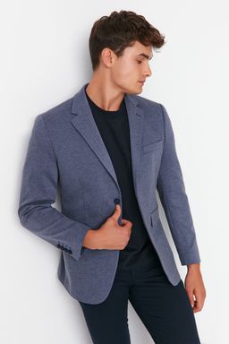 TRENDYOL MAN Haki Slim Fit Orme Esnek Kumasl? Blazer Ceket TMNAW23CE00025 - Trendyolmilla фото 9