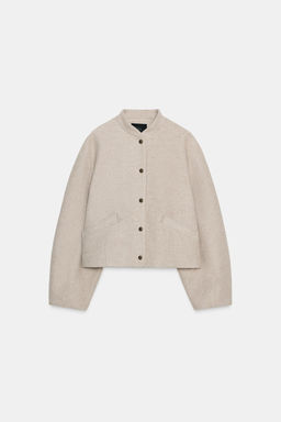 SOFT BOMBER JACKET WITH ELASTIC HEM - Zara фото 6