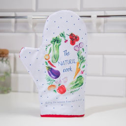 Варежка-прихватка Доляна Натур продукт 20х28см,габардин, 35% х/л, 65% п/э, ватин 250г/м2