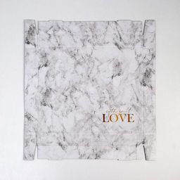 Коробка складная Мрамор, 31,2 х 25,6 х 16,1 см - Дарите счастье фото 6