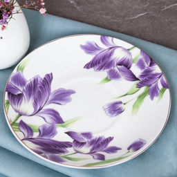 Чайный набор 12 предметов 250 мл / GF3 -12G /уп 8/ костяной фарфор Ирисы - Галеонтрейд фото 7