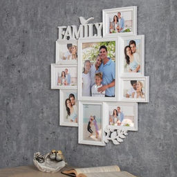 Фоторамка коллаж Семья 55x61 см / Z017-1 /уп 12/9 фото - Галеонтрейд фото 5