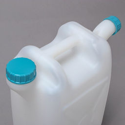 Канистра пищевая «Бочонок», 10 л, пластиковая, со сливом, белая