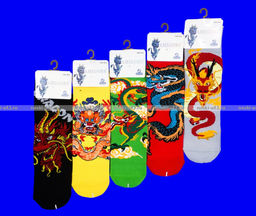 Цена за 5 пар. 5 ПАР - Носки универсальные ЦВЕТНЫЕ Символ 2024 года арт. 1157 размер 36-41 (фактически 36-41)