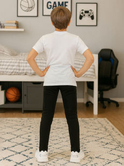 Брюки трико детские черные 401 (140, 72)