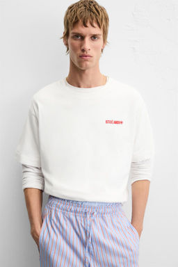 LIMITED EDITION RUBBERISED PRINT T-SHIRT - Zara фото 5