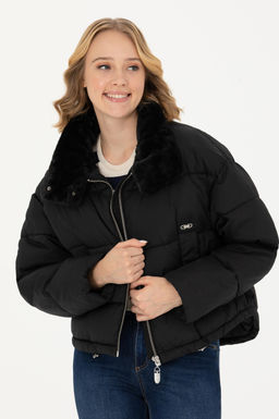 Женское черное пальто Неожиданная скидка в корзине