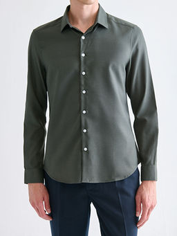 Slim Fit Uzun Kollu Arm?rl? Erkek G?mlek