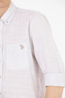 U. S. Polo Assn Мужская рубашка с длинным рукавом Stone - U.s. polo assn фото 21