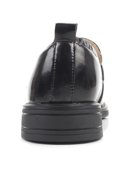 03-PDEB102-3 BLACK Лоферы женские (натуральная кожа)