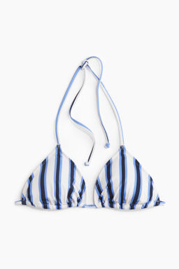 Top de bikini triangular con relleno