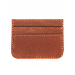 Обложка пропуск/карточка/проездной Croco-вк-210 натуральная кожа коричневый пулл-ап (219) 263925