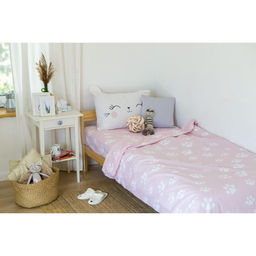 Постельное бельё Этель 1,5 сп Pink cat 143х215 см, 150х214 см, 50х70 см -1 шт, 100% хлопок, бязь  фото 10