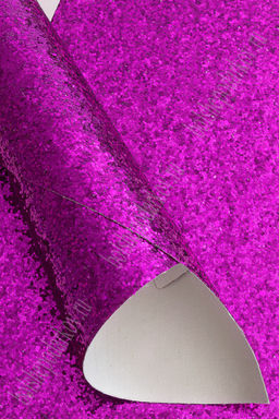 Кожзам с крупными блестками А4 (5 листов) SF-3933, фукси №19