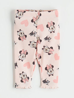Minnie Mouse Bask?l? K?z Bebek Tayt