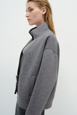 Cardigan efecto neopreno con cremallera - H&m фото 4