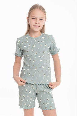 Пижама М225100пб полынь/белый - Елена фото 3