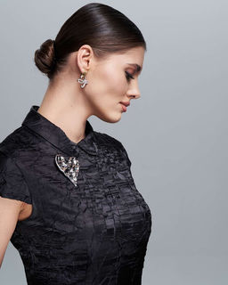 Брошь Сердце BRM014 - Sahar art lab фото 8