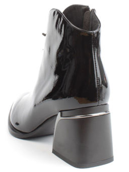 04-Z4229R-2 BLACK Ботильоны демисезонные женские (натуральная кожа, натуральная байка)