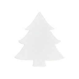 Love2art PLB-014 Заготовка для декорирования елка пластик 12 х 11 х 11 см 10 шт плоская, прозрачный