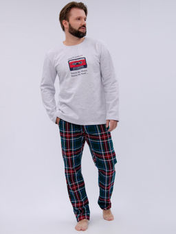 Пижама "Диско 2", футер начёс